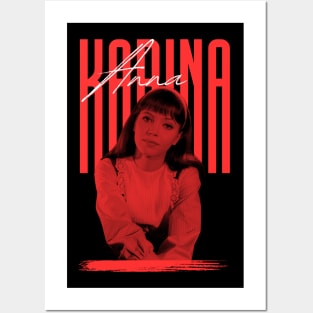 Anna karina///original retro Posters and Art